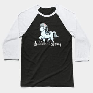 Horse Lover - Andalusian Mommy Baseball T-Shirt